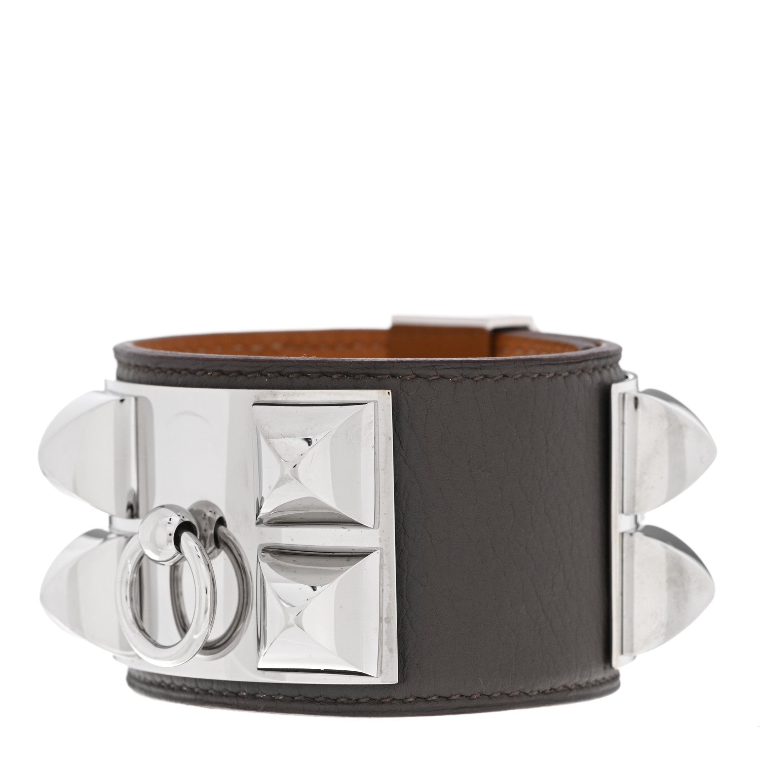 Hermes Swift Collier De Chien CDC Bracelet S Etain 1 of 6
