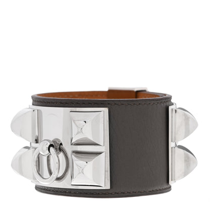 Hermes Swift Collier De Chien CDC Bracelet S Etain 1 of 6