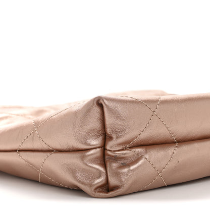 Chanel Metallic Calfskin Quilted Mini Chanel 22 Copper 9 of 11