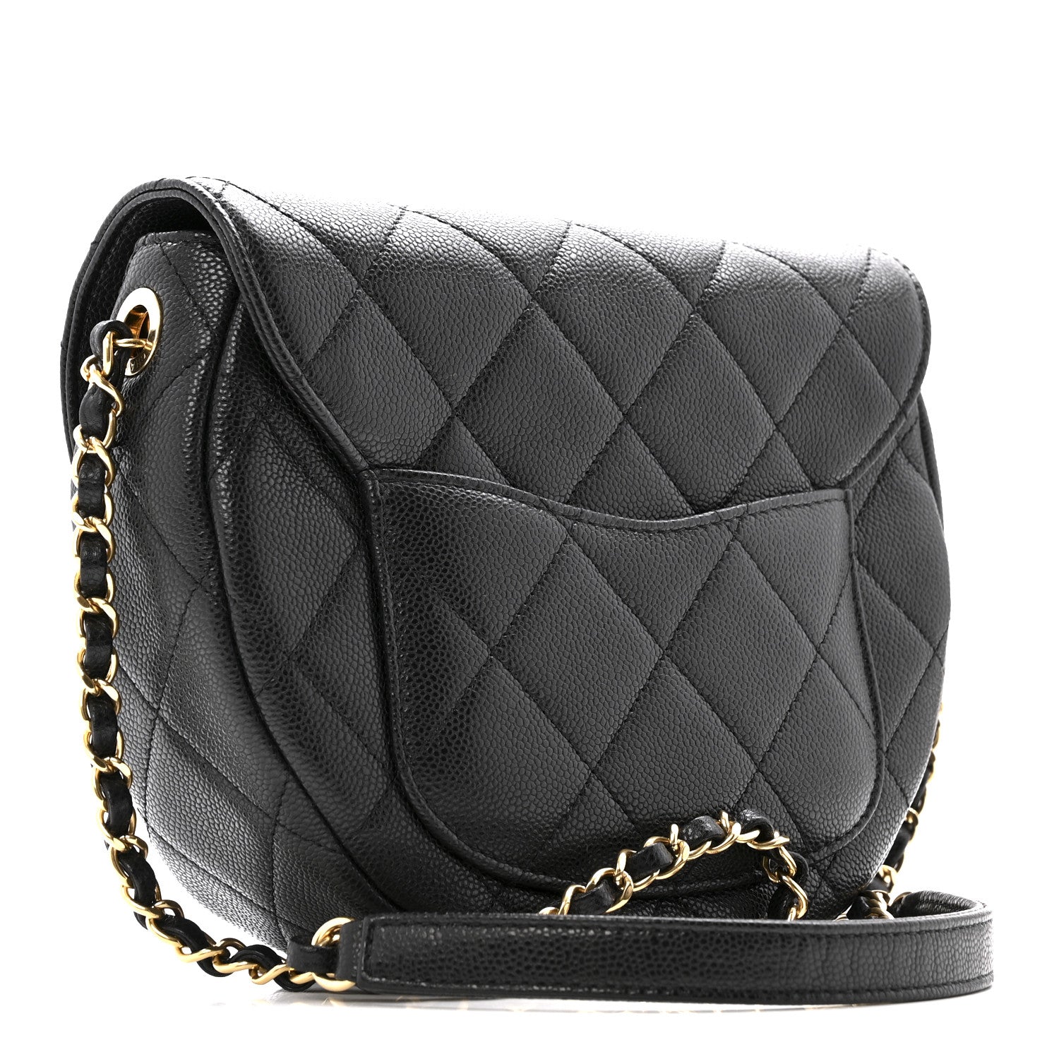 Chanel Caviar Quilted Small Messenger Flap Black 3 of 12