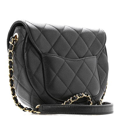 Chanel Caviar Quilted Small Messenger Flap Black 3 of 12