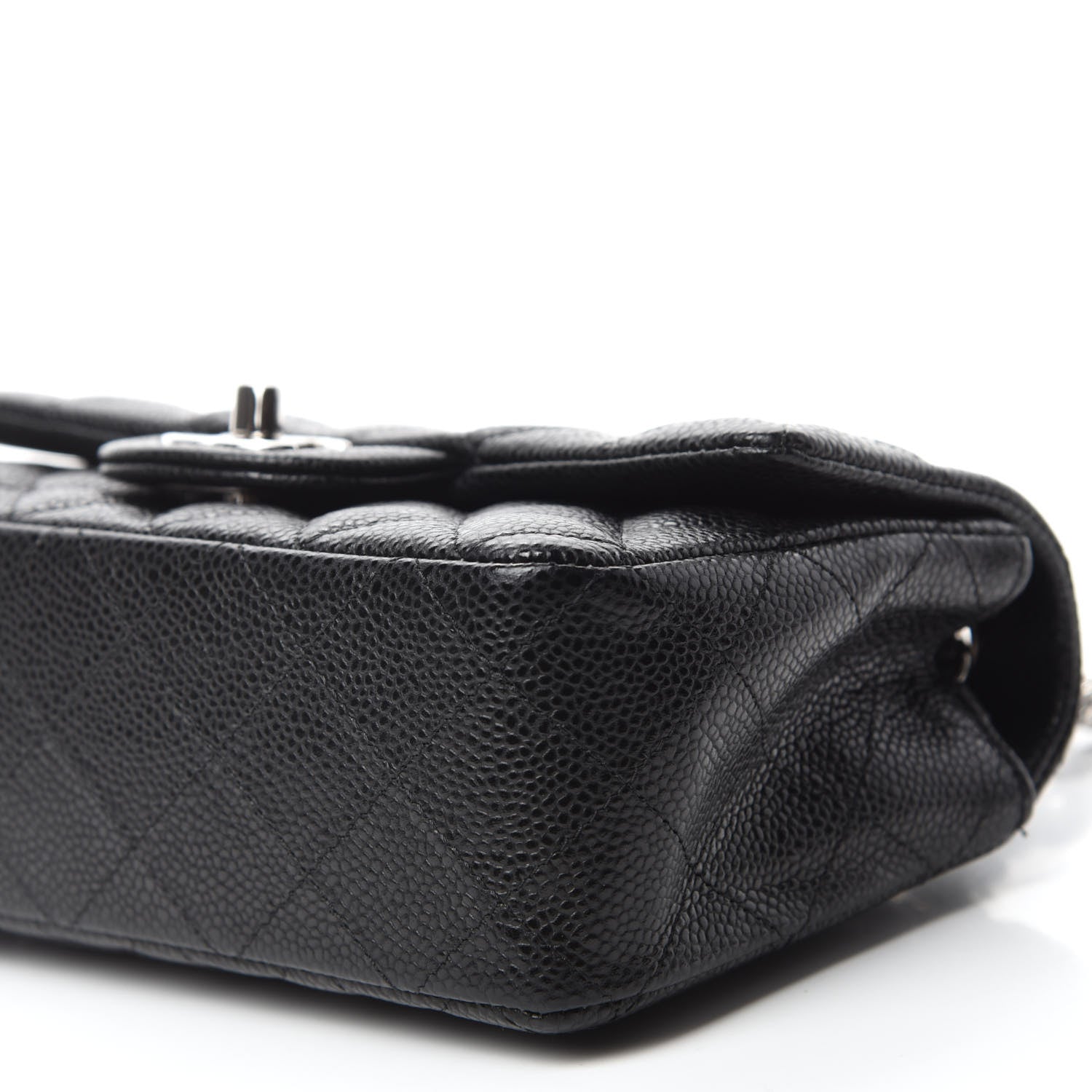 Chanel Caviar Quilted Mini Rectangular Flap Black 7 of 12
