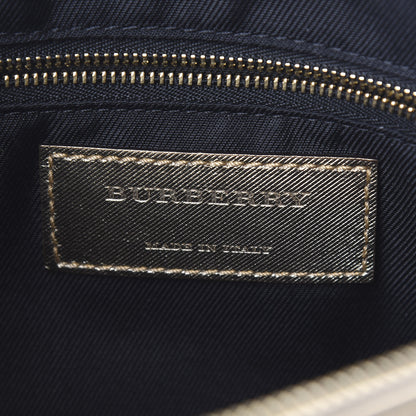 Burberry Horseferry Check Small Chichester Crossbody Clutch Bag Honey Gold 6 of 9