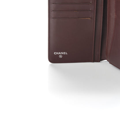 Chanel Lambskin Quilted Yen Wallet Black 6 of 8