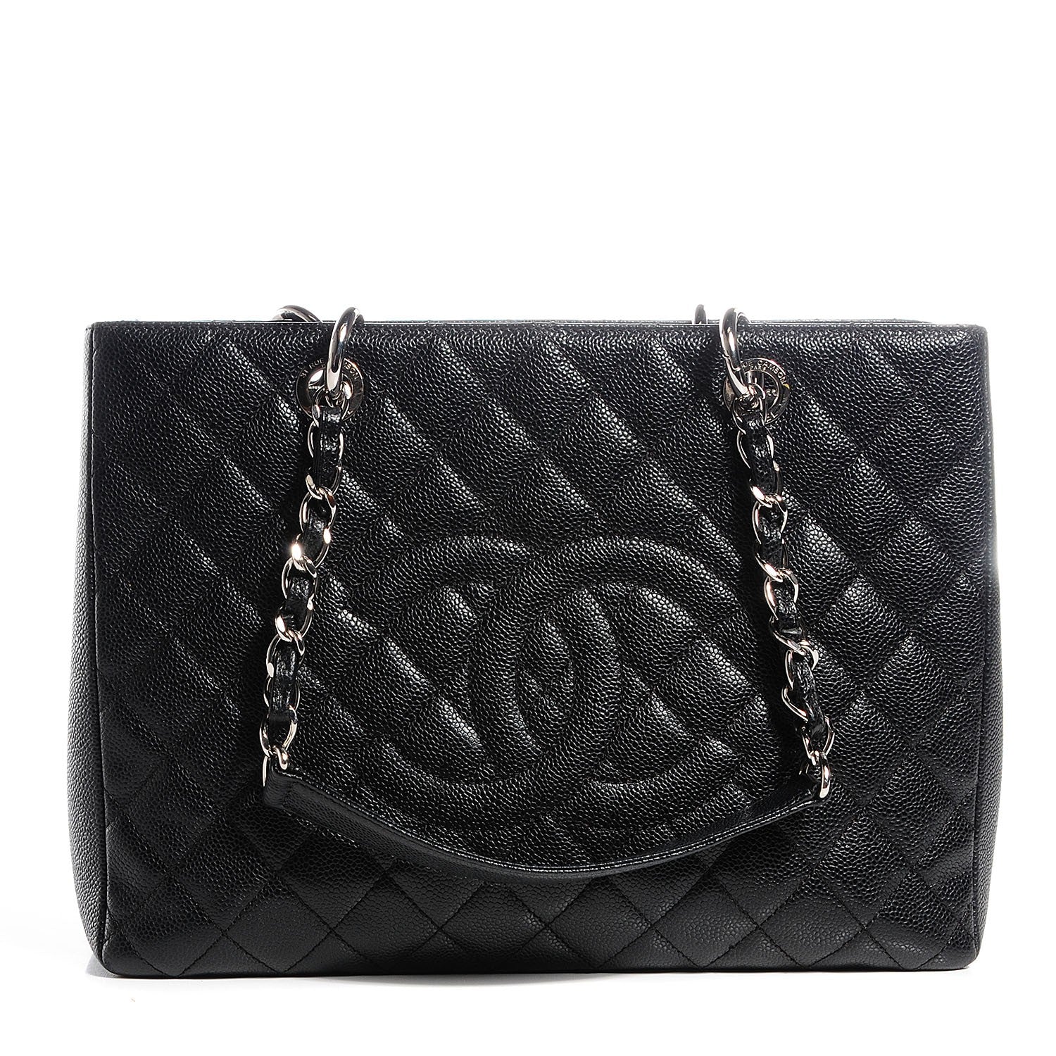 Chanel Caviar Quilted Grand Shopping Tote GST Black 1 of 7