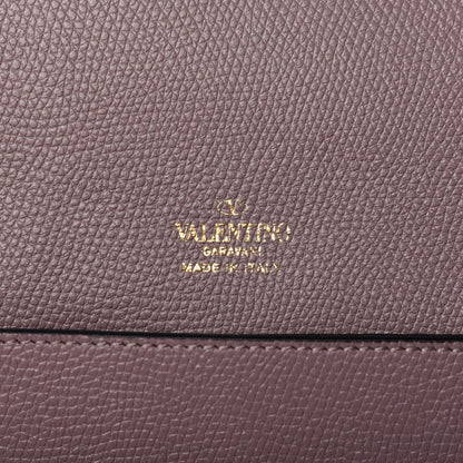 Valentino Garavani Grainy Calfskin Vlogo Signature Pouch Clay 6 of 10