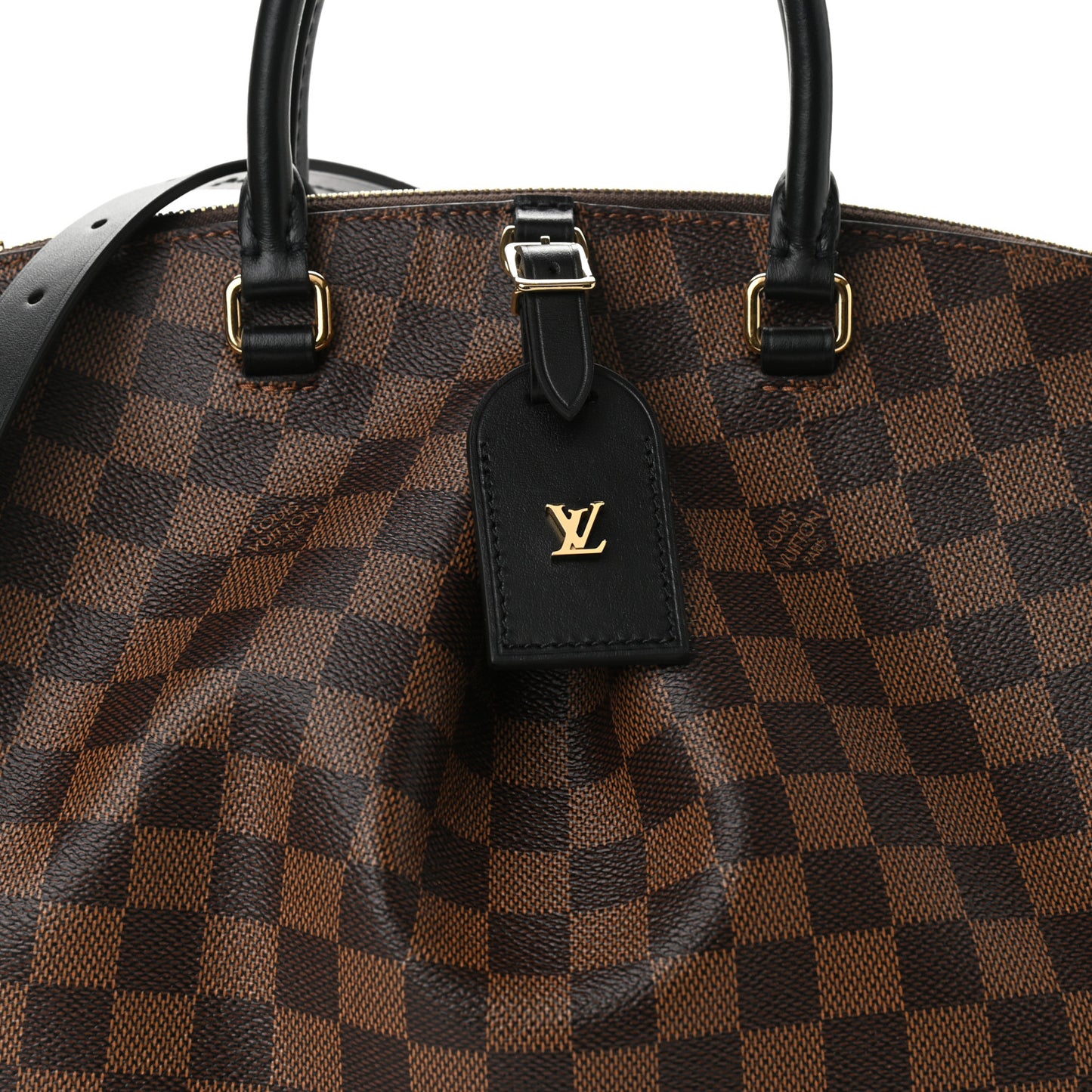 Damier Ebene Odeon Tote MM Black