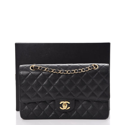 Chanel Caviar Quilted Medium Double Flap Black 9 of 9