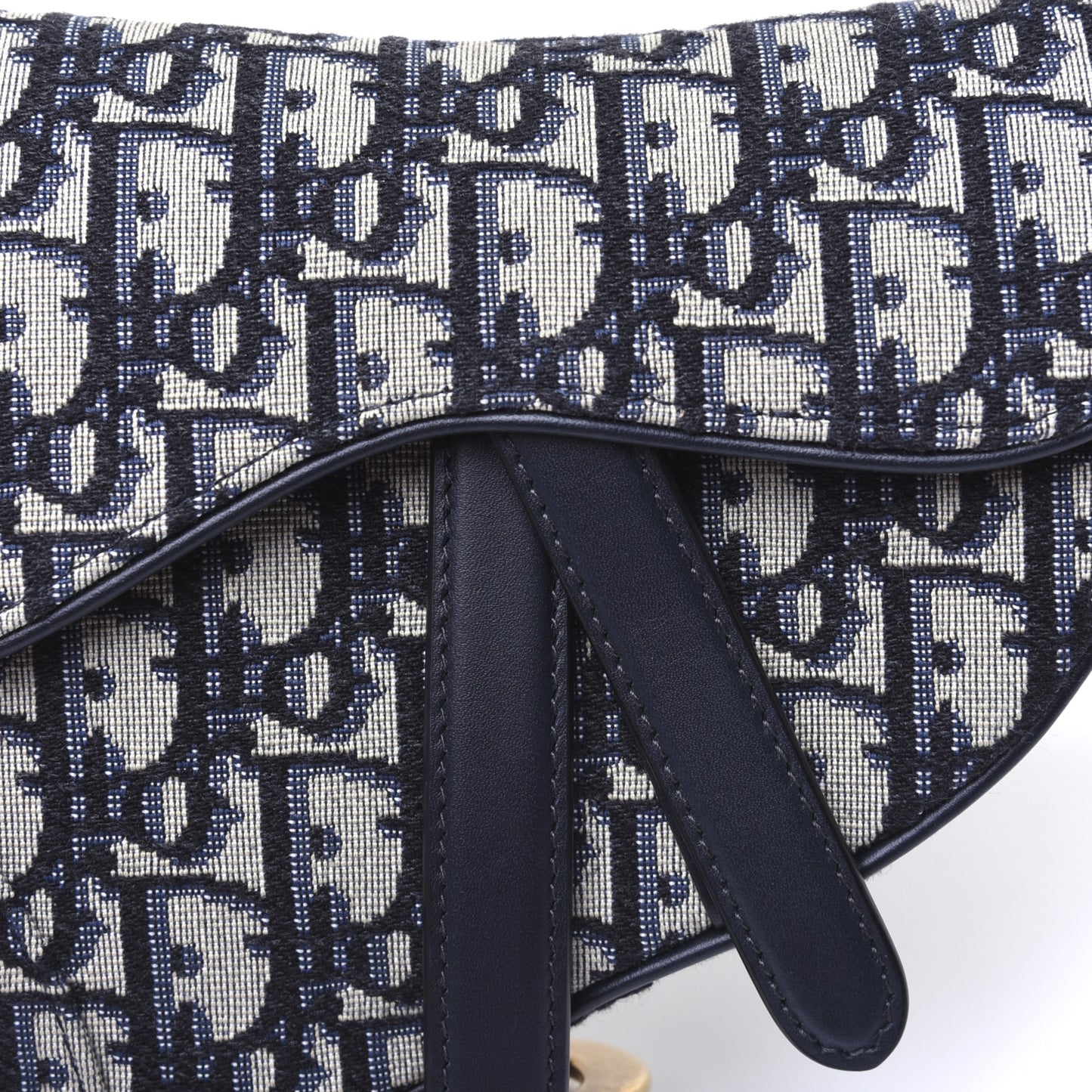 Oblique Mini Saddle Bag Blue