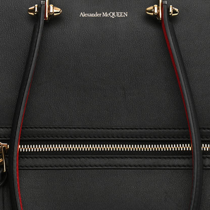 Alexander McQueen Calfskin The Tall Story Shoulder Bag Black Red 14 of 14