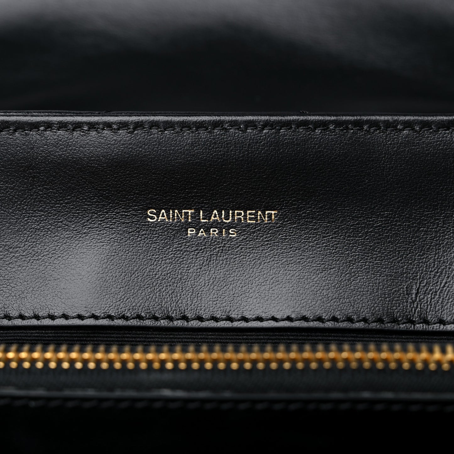 Calfskin Y Quilted Monogram Medium Loulou Chain Satchel Black