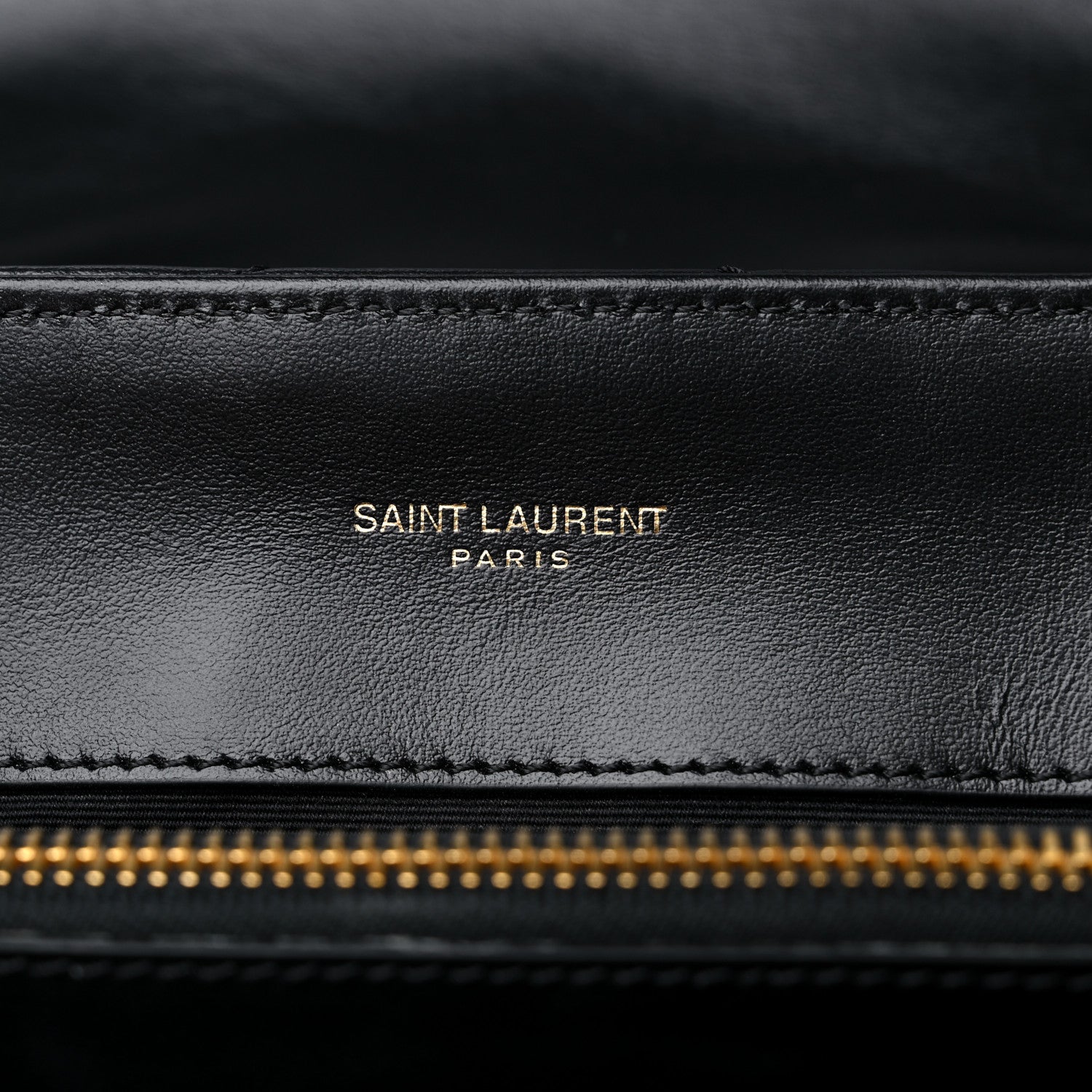 Saint Laurent Calfskin Y Quilted Monogram Medium Loulou Chain Satchel Black 6 of 10