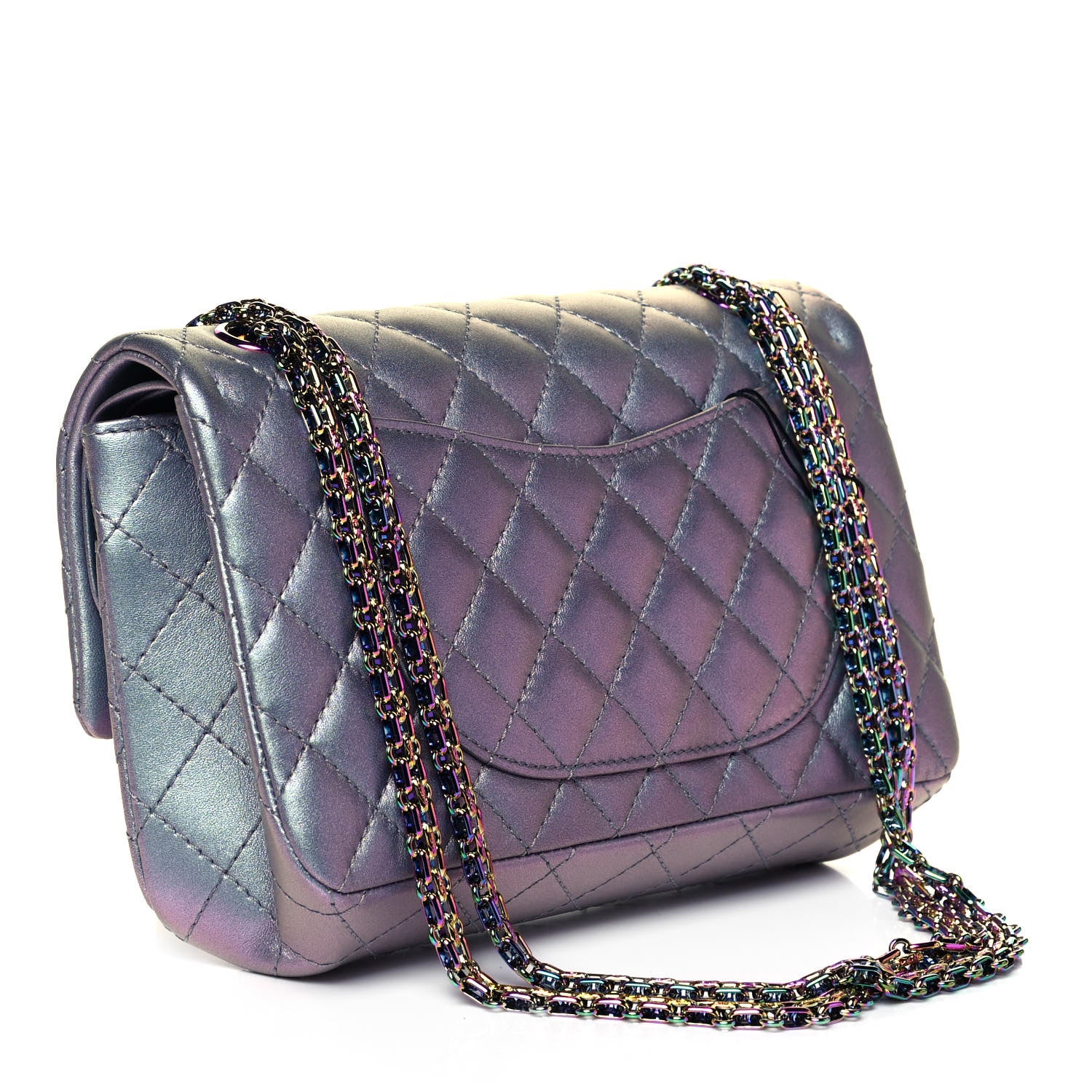 Chanel Iridescent Lambskin Quilted 2.55 Reissue 225 Flap Light Purple 3 of 9
