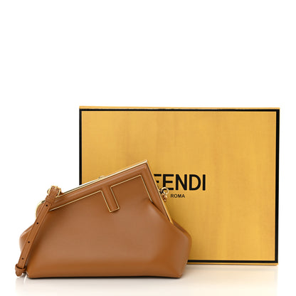 Fendi Shiny Nappa Small Fendi First Caramello 12 of 12