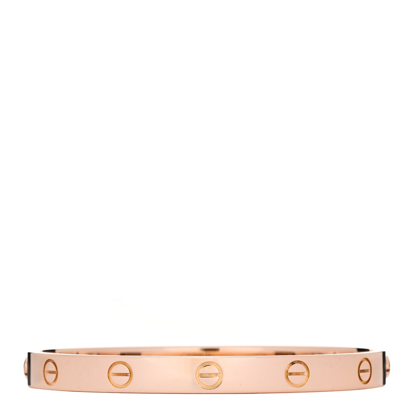 18K Pink Gold LOVE Bracelet 17