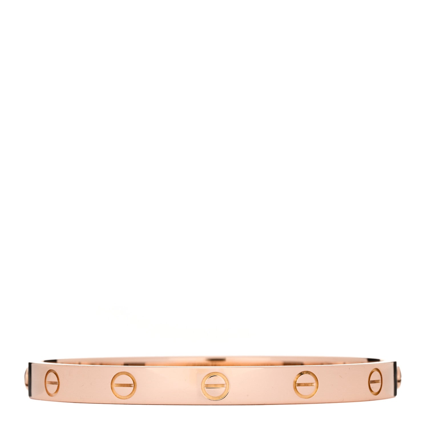 Cartier 18K Pink Gold LOVE Bracelet 17 2 of 8