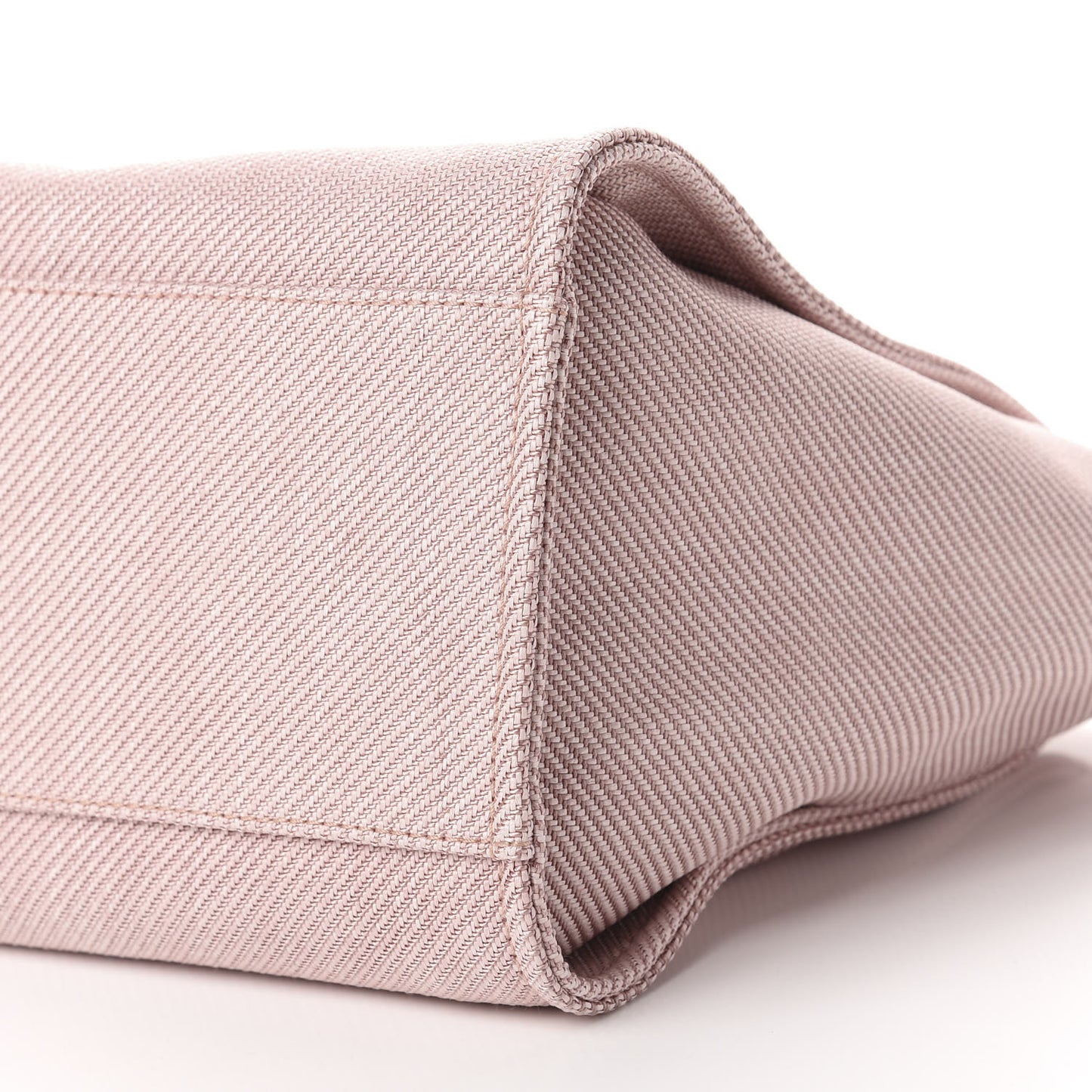 Mixed Fibers Calfskin Medium Deauville Tote Pink