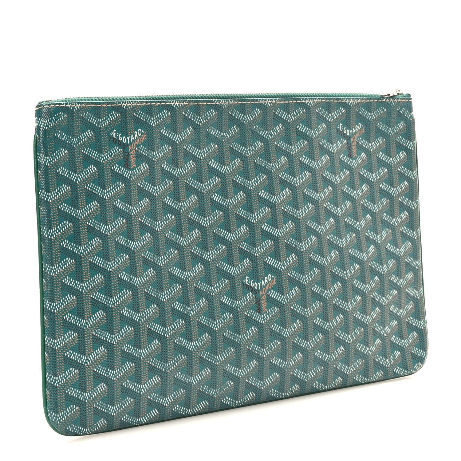 Goyard Goyardine Senat Pochette MM Green 3 of 6