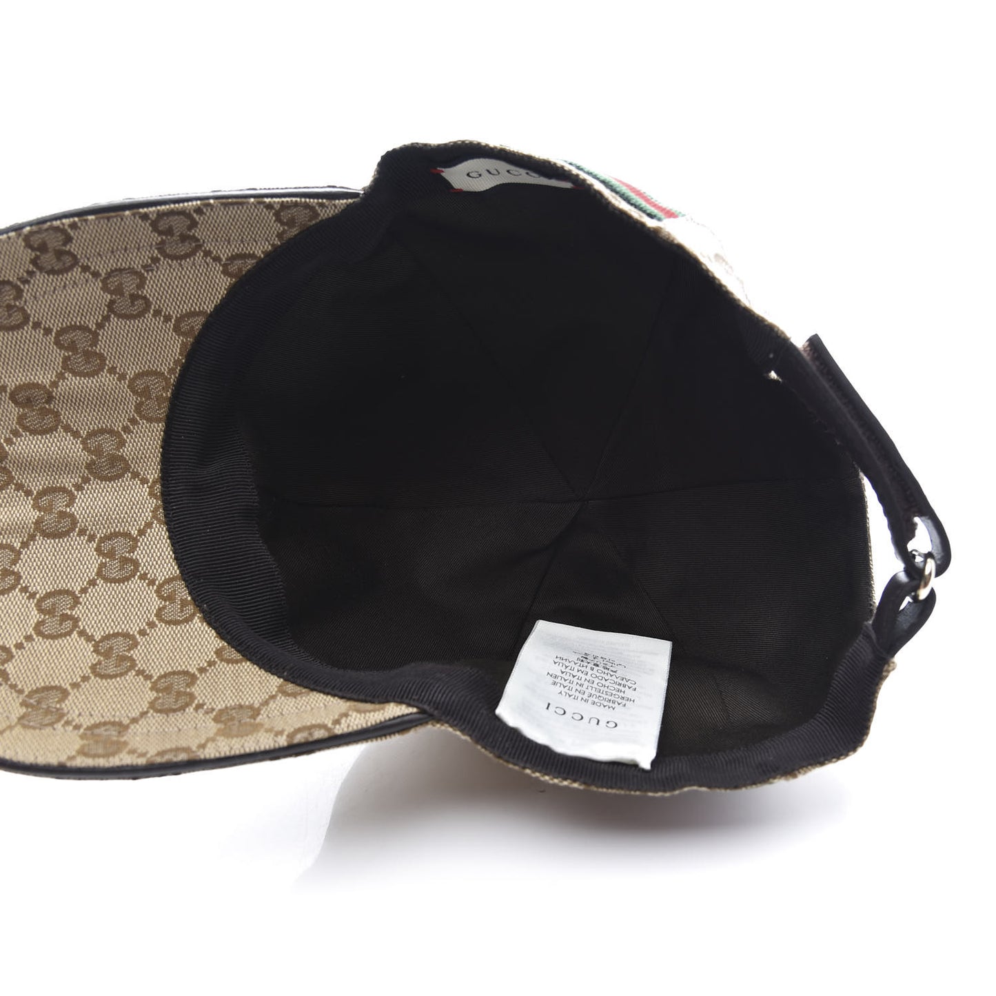 Monogram Web Baseball Hat XL Beige Cocoa