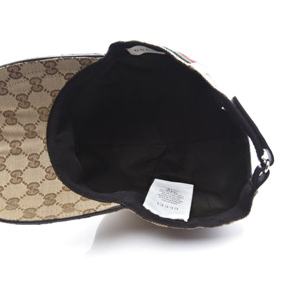 Gucci Monogram Web Baseball Hat XL Beige Cocoa 7 of 10