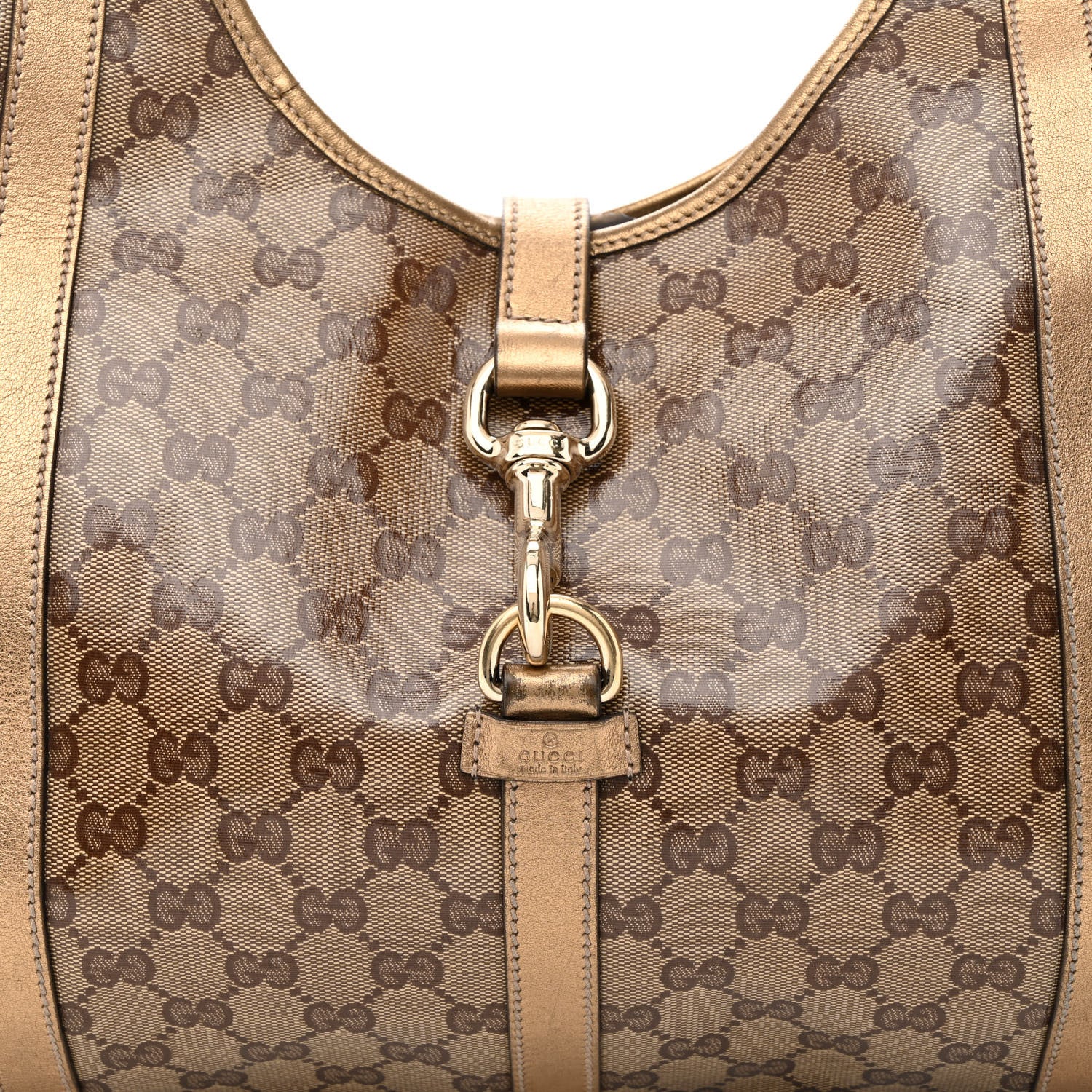 Gucci Crystal Monogram Medium Joy Shoulder Bag Bronze 8 of 13