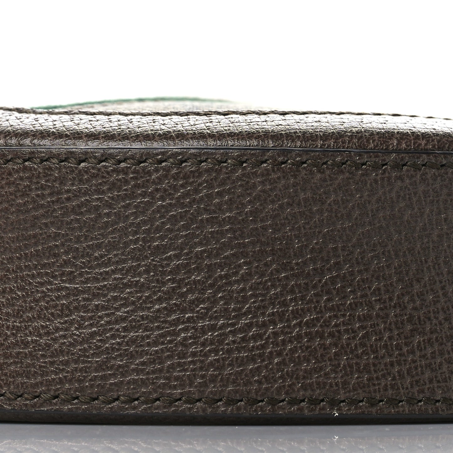 GG Supreme Monogram Web Mini Ophidia Round Shoulder Bag Brown