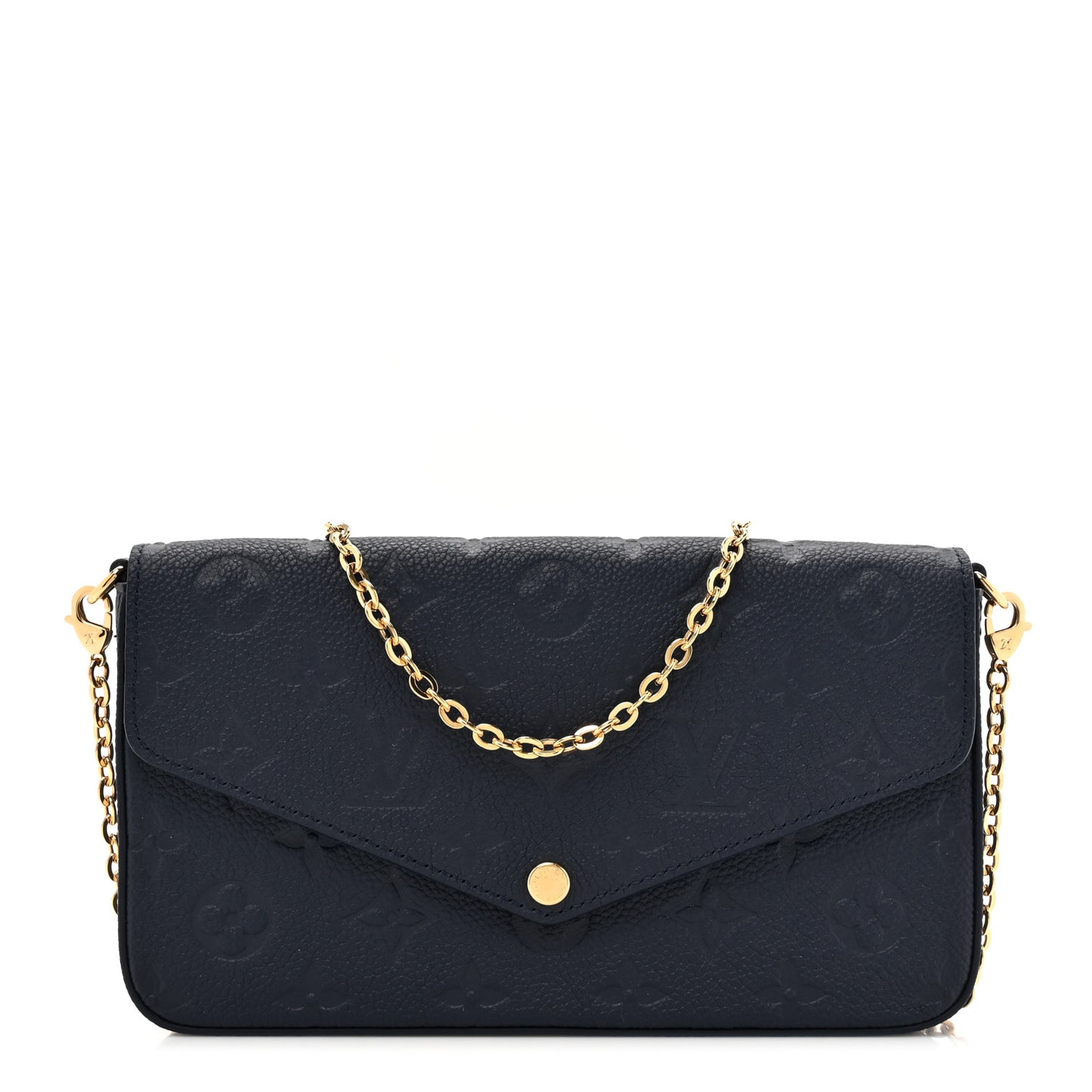 Empreinte Pochette Felicie Chain Wallet Navy