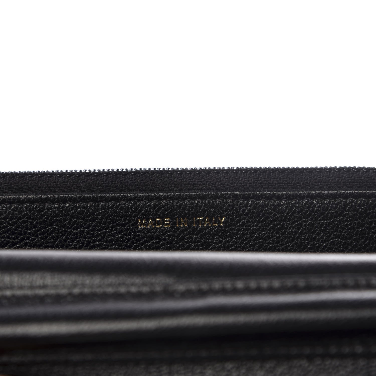 Chanel Goatskin Chevron Quilted Statement Wallet On Chain WOC Black 5 of 10