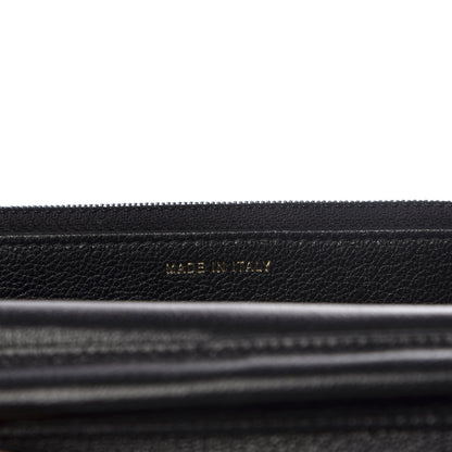 Chanel Goatskin Chevron Quilted Statement Wallet On Chain WOC Black 5 of 10