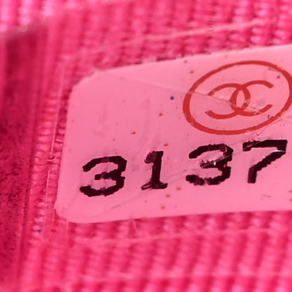 Chanel Lambskin Quilted Flap Phone Holder With Chain Neon Pink 8 of 11