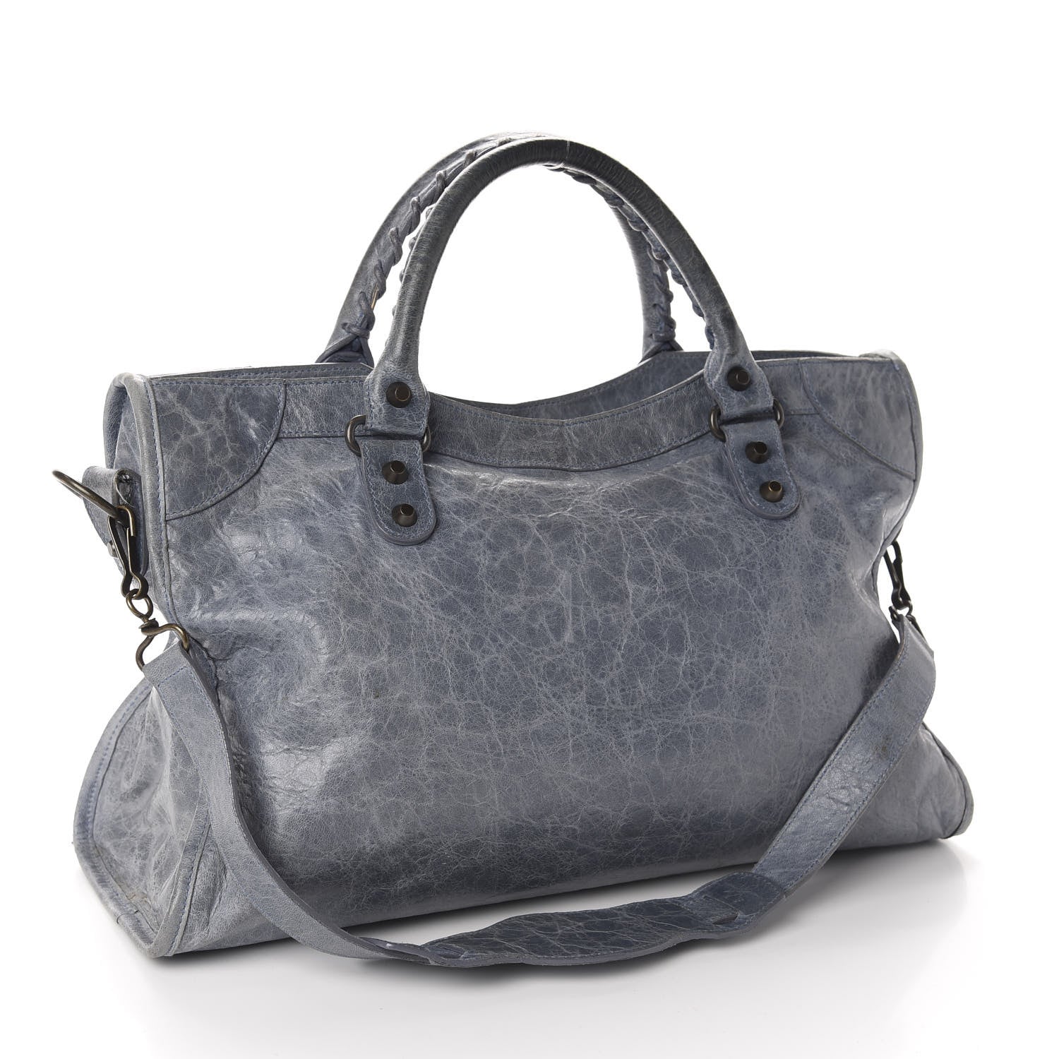 Balenciaga Agneau Classic Hardware City Bleu Glacier 3 of 15