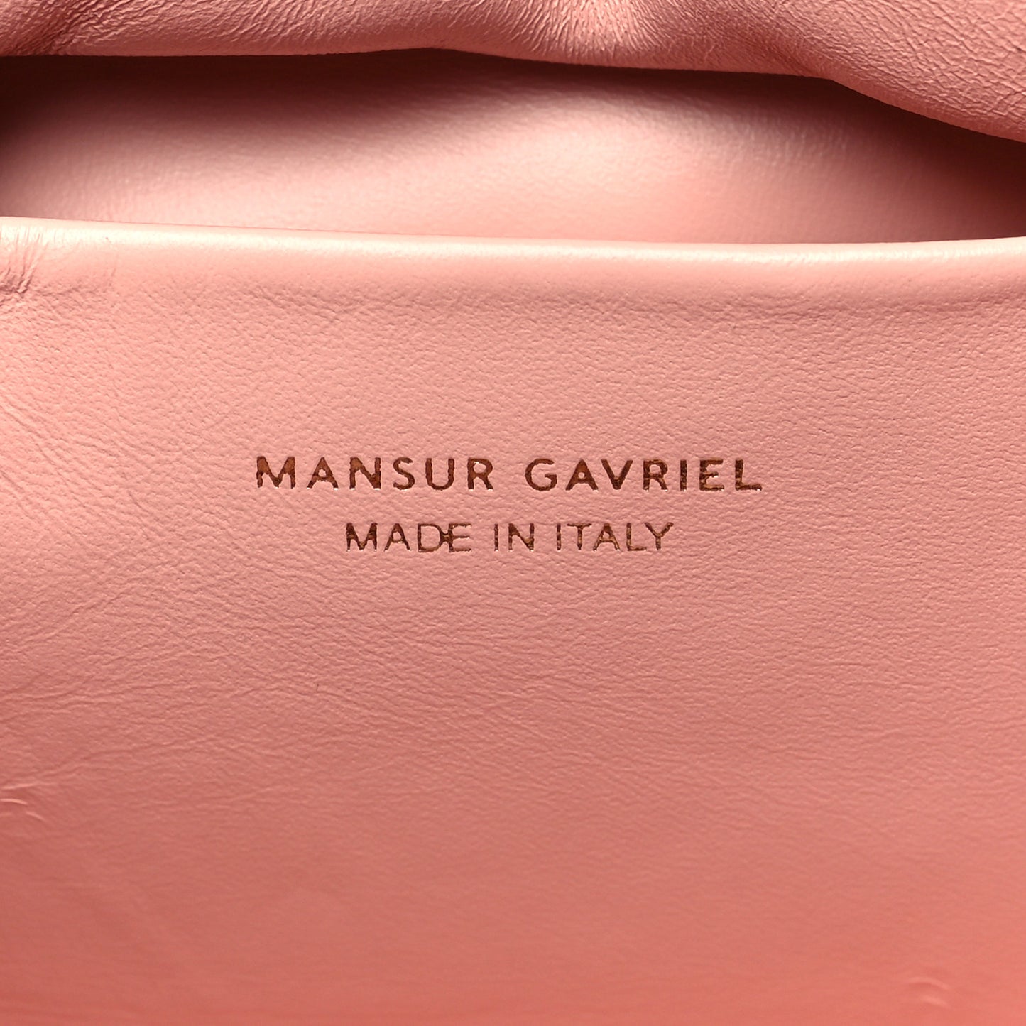 Lambskin Cloud Clutch  Rosa Blush