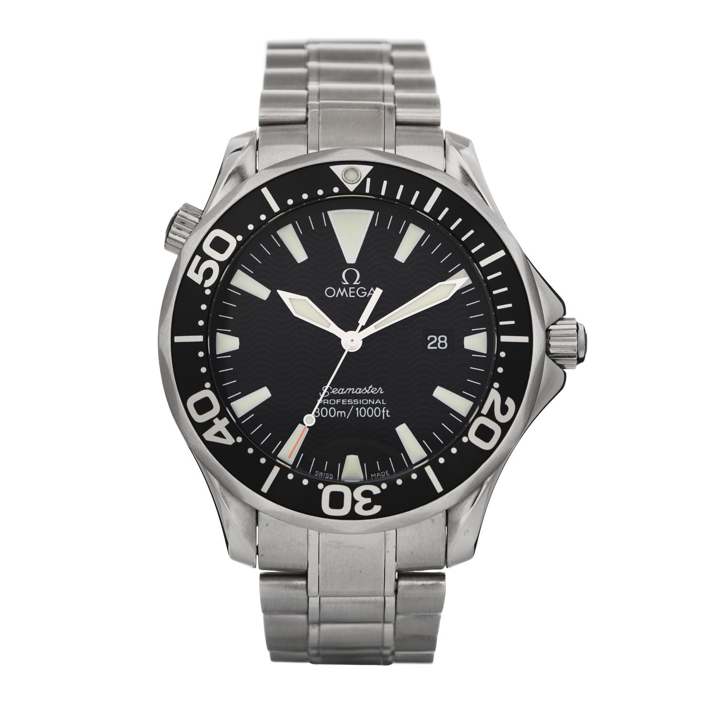 Stainless Steel 41mm Seamaster Professional 300M Diver Quartz Watch Black 2264.50