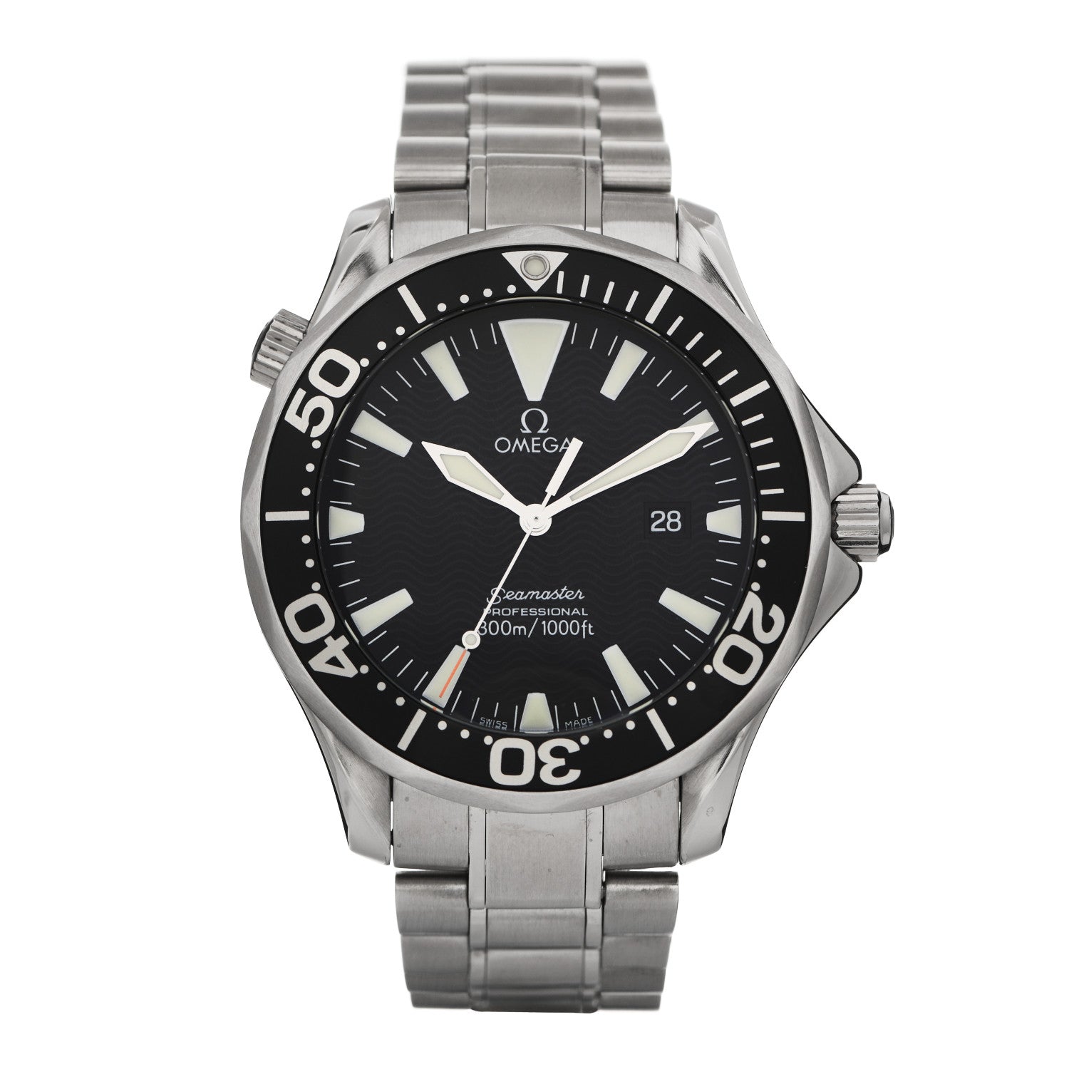 Omega Stainless Steel 41mm Seamaster Professional 300M Diver Quartz Watch Black 2264.50 1 of 4