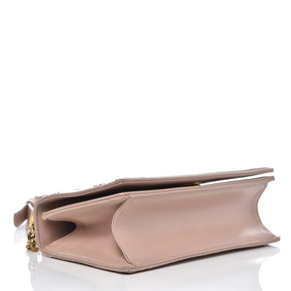 Christian Dior Lambskin Studded Small Diorama Flap Bag Nude 4 of 10