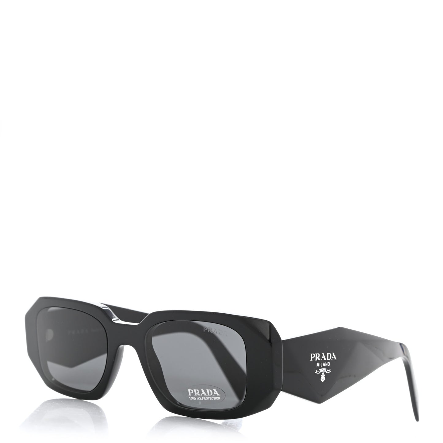 Acetate Symbole Sunglasses SPR 17W Black