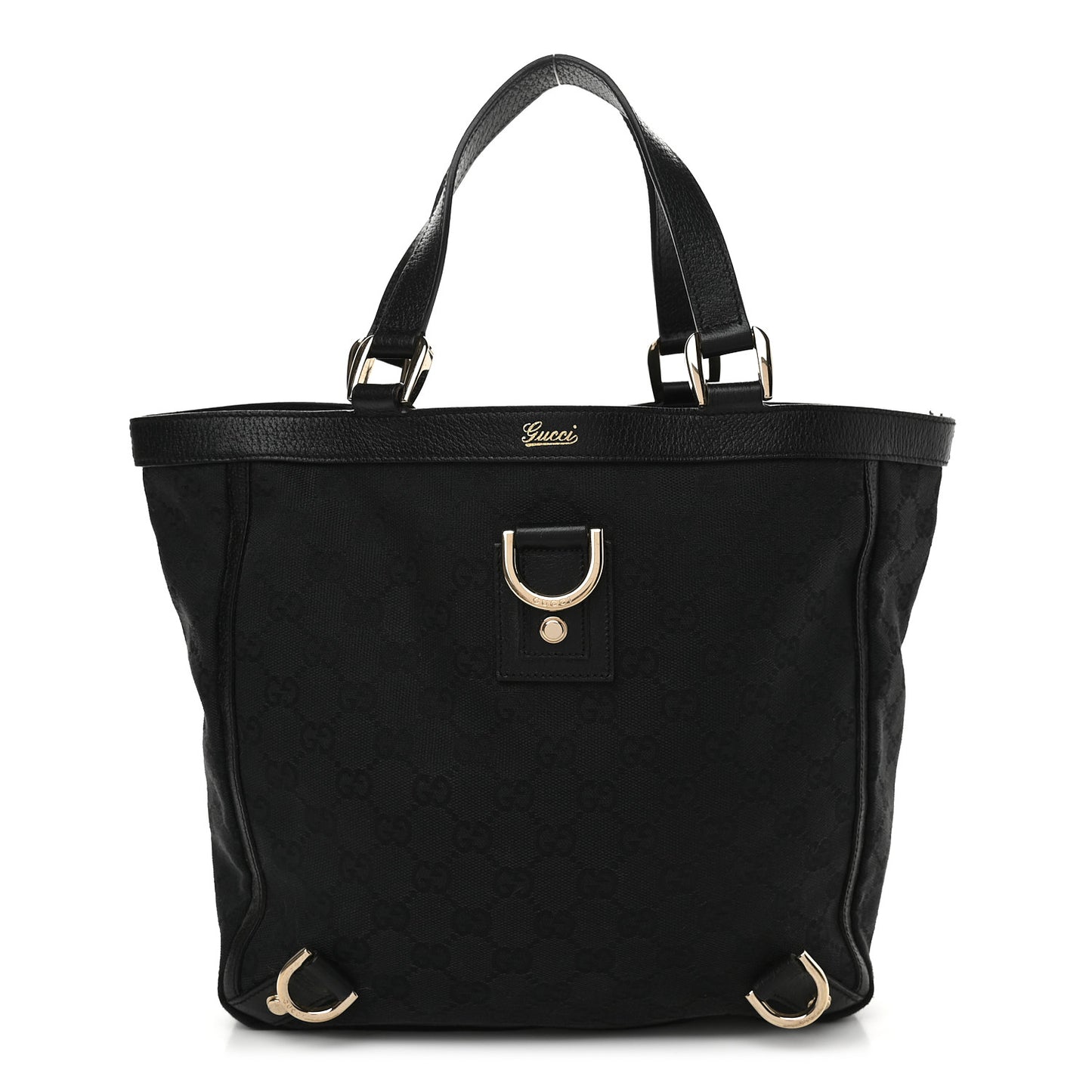 Monogram Small Abbey Tote Black