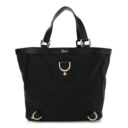 Gucci Monogram Small Abbey Tote Black 1 of 10