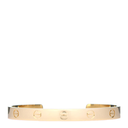 Cartier 18K Yellow Gold LOVE Cuff Bracelet 17 1 of 5