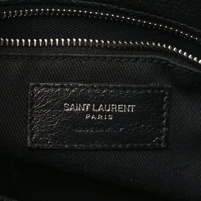 Saint Laurent Grained Calfskin Baby Supple Sac De Jour Black 6 of 11