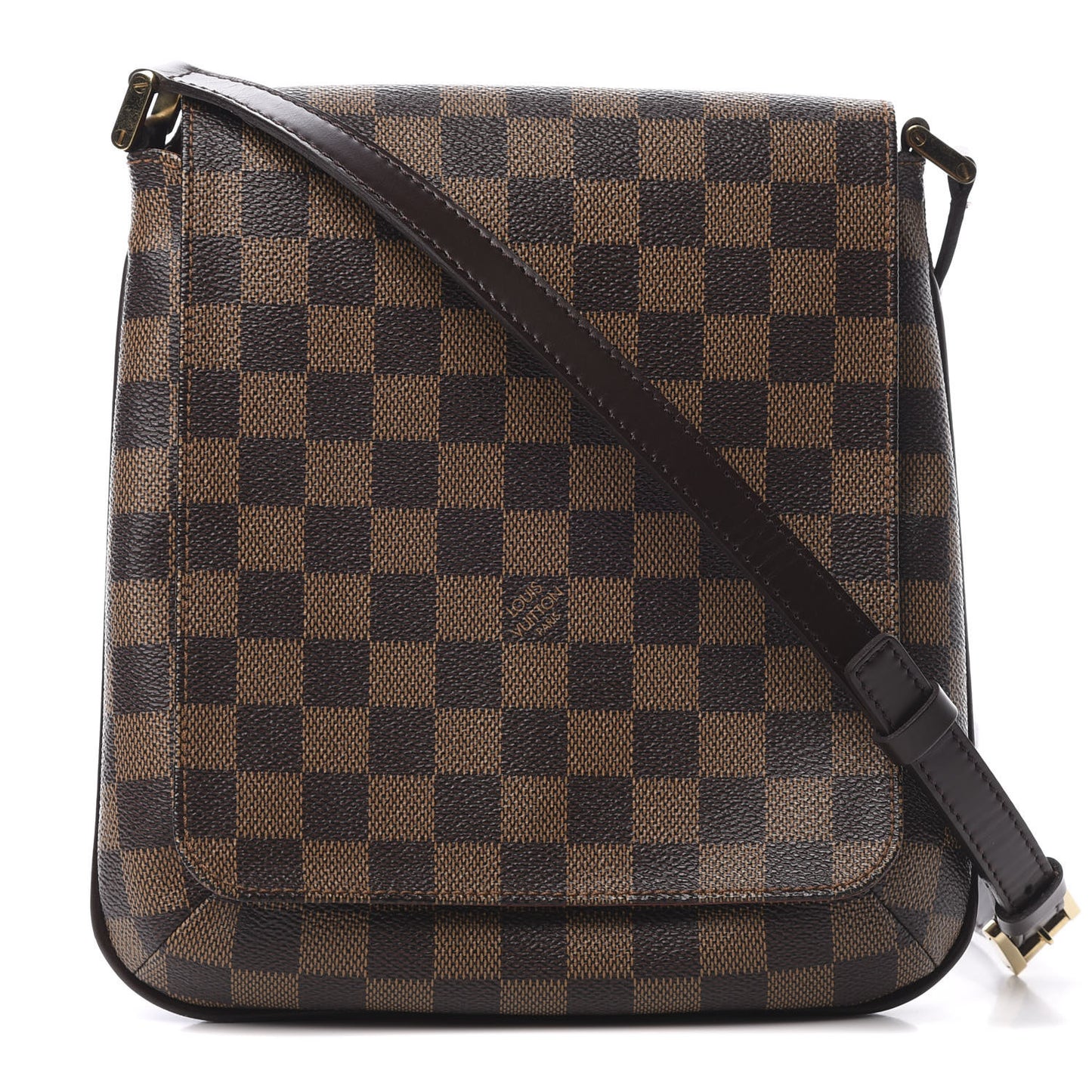 Damier Ebene Musette Salsa Long Strap