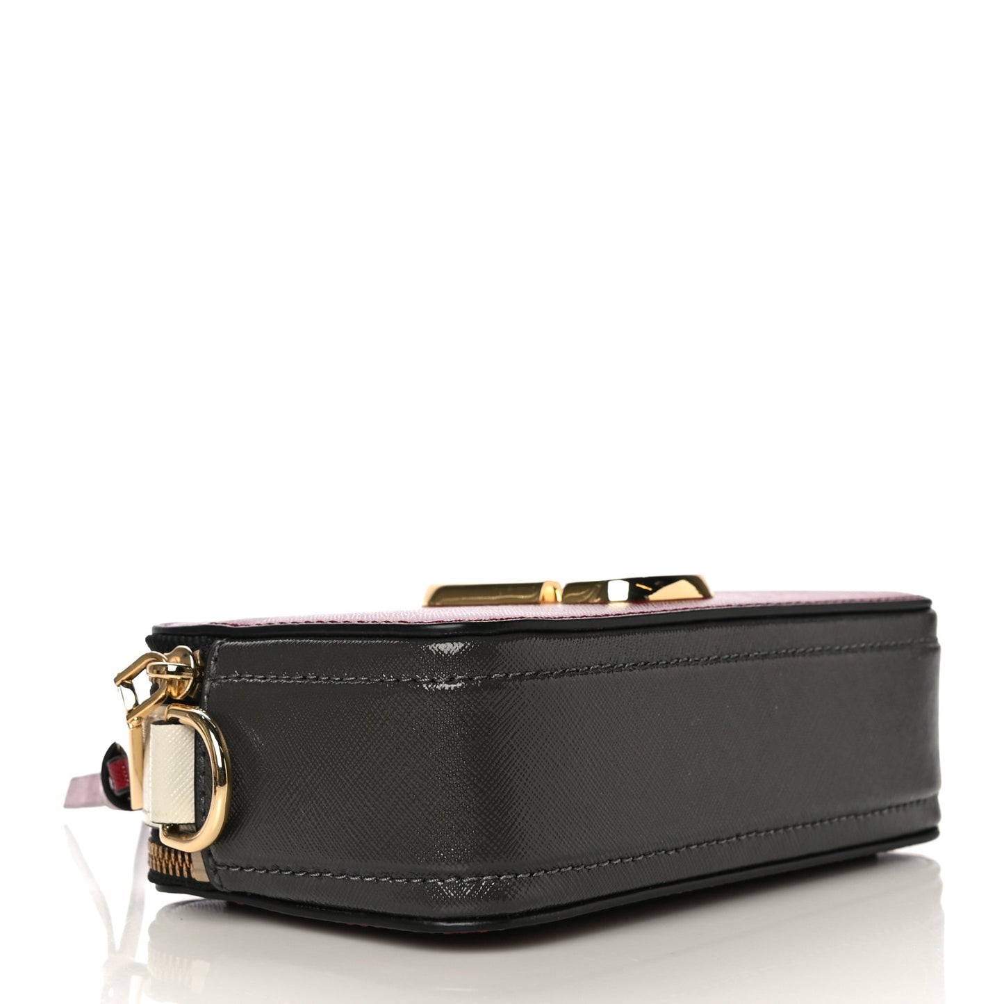 Saffiano Small Snapshot Camera Bag Red Multicolor