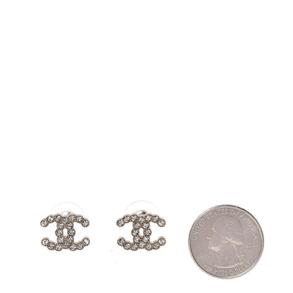 Chanel Crystal City Of Lights CC Earrings Gold 2 of 5