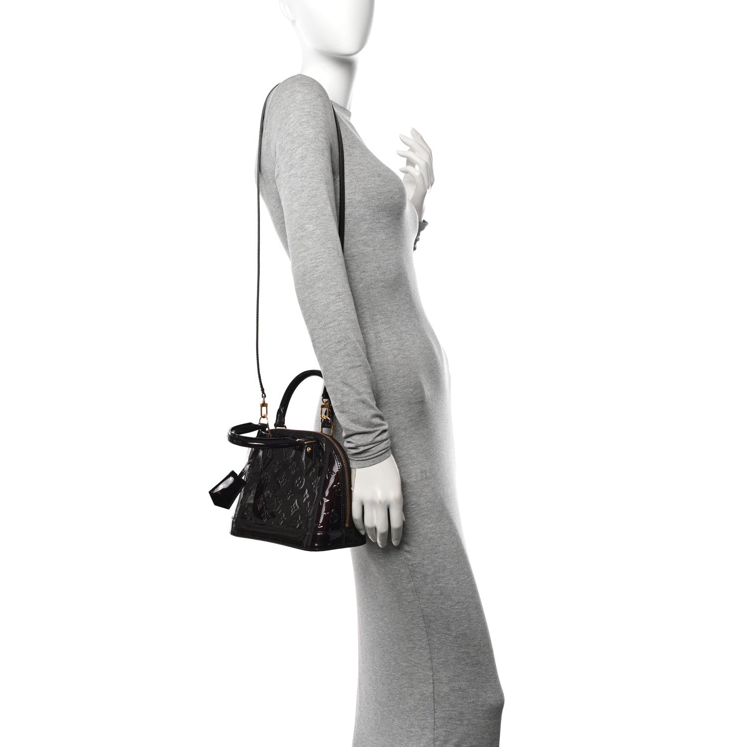 Louis Vuitton Vernis Alma BB Amarante 2 of 10