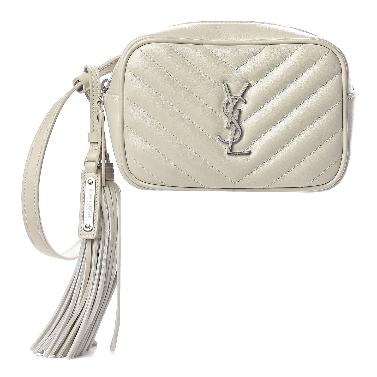 Calfskin Matelasse Monogram Lou Belt Bag Crema Soft