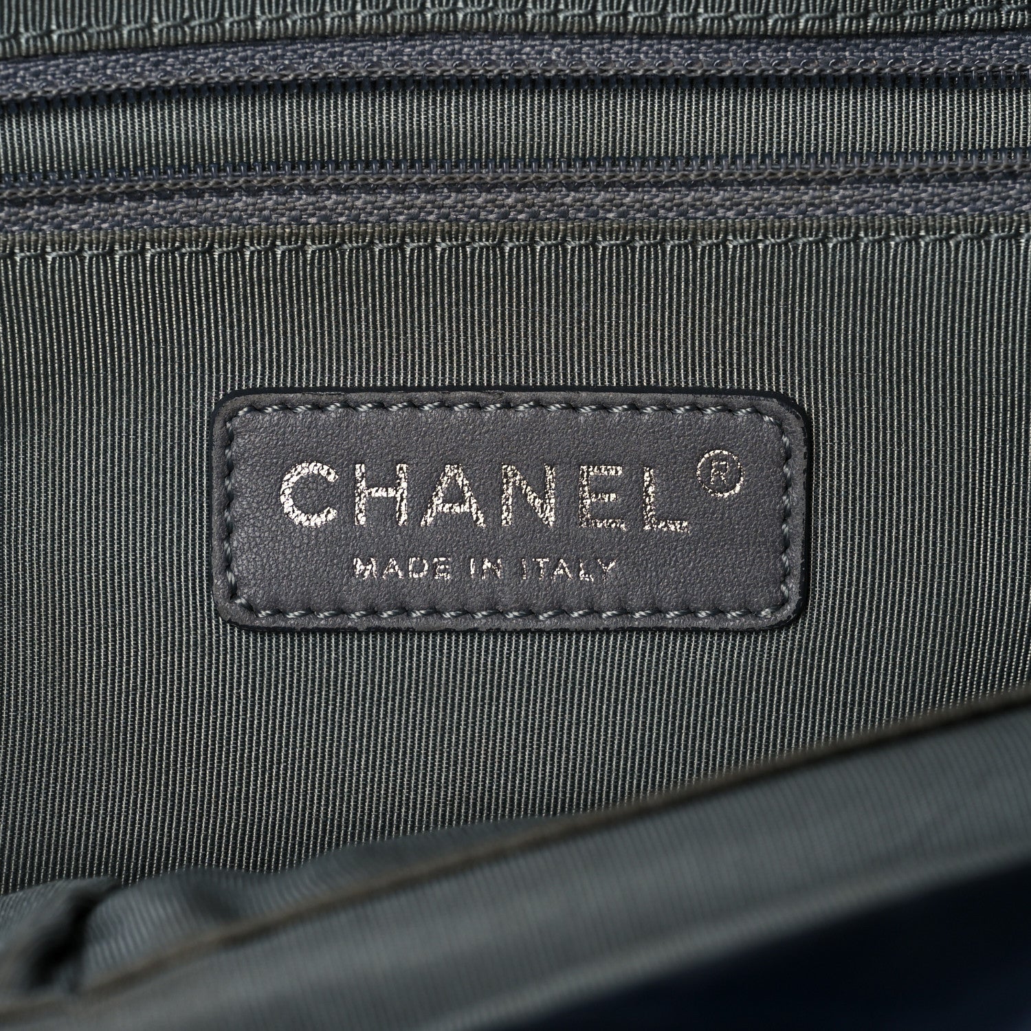 Chanel Calfskin Ultra Stitch Tote Navy Blue 6 of 16
