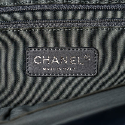 Chanel Calfskin Ultra Stitch Tote Navy Blue 6 of 16