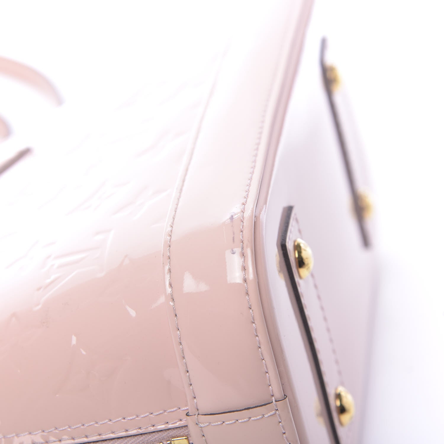 Louis Vuitton Vernis Alma BB Rose Ballerine 12 of 12