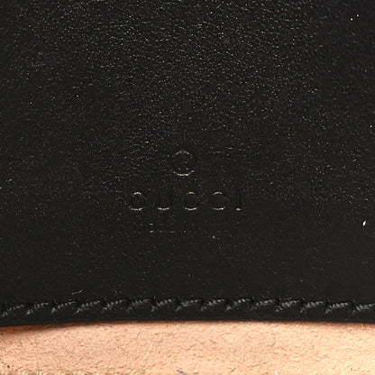 Gucci Calfskin Matelasse Mini GG Marmont Chain Crossbody Bag Black 6 of 10