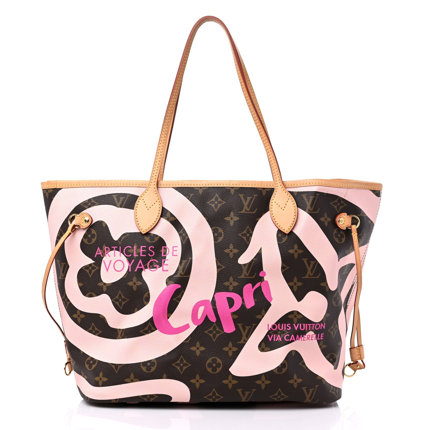 Louis Vuitton Monogram Tahitienne Capri Neverfull MM 3 of 15